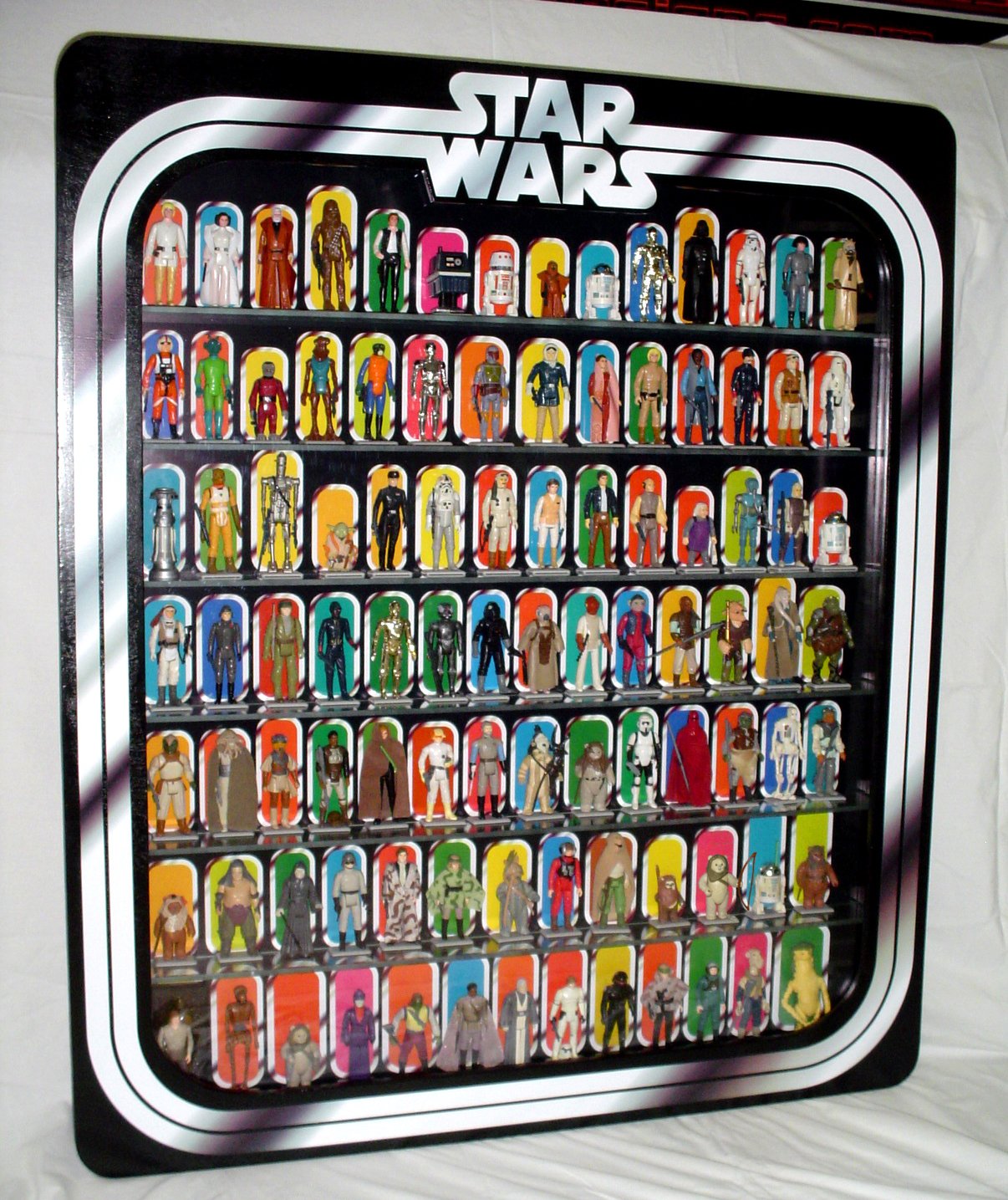 action figure authority star wars carded figure a acrylic display case